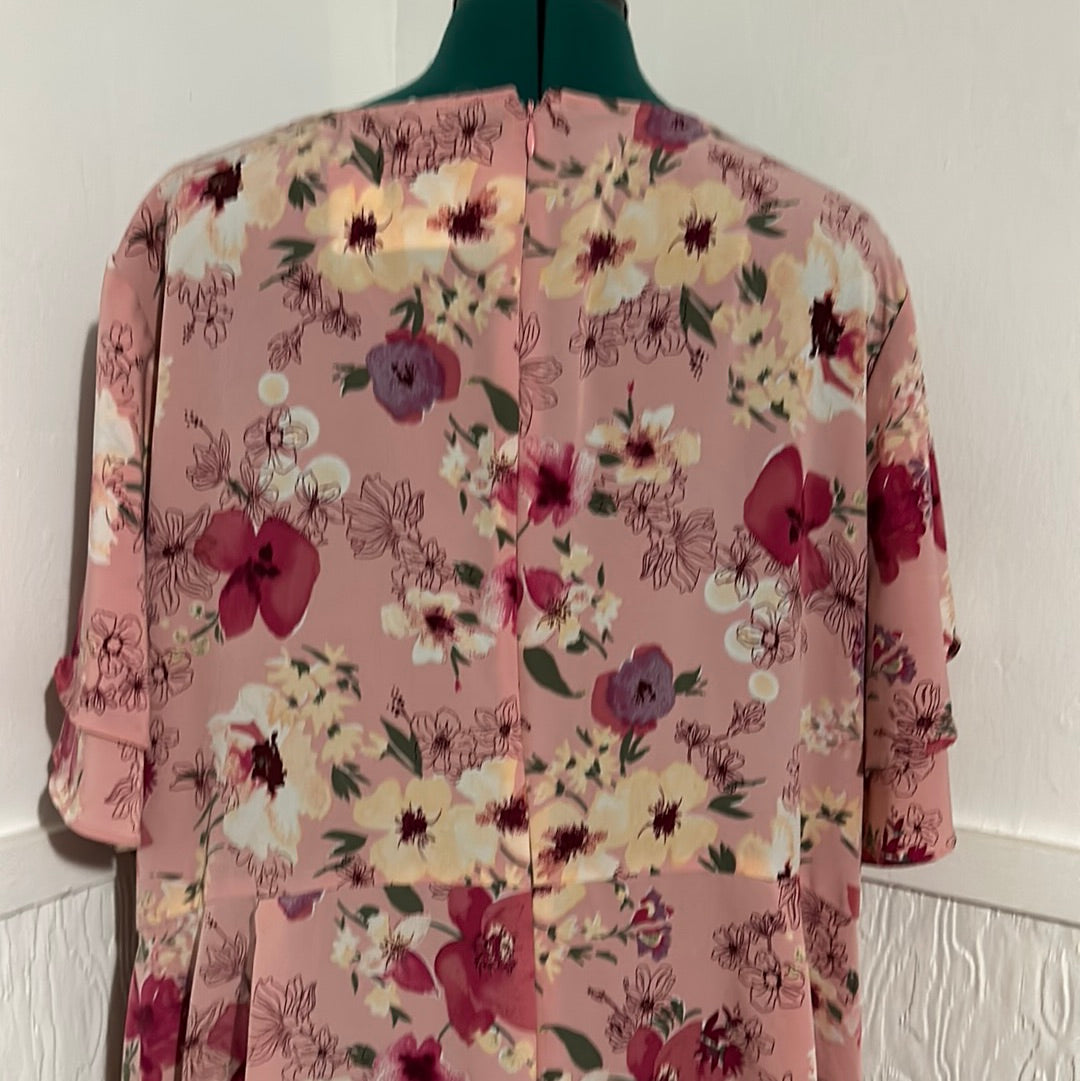 927 Ava VIV floral dress Sz 4X