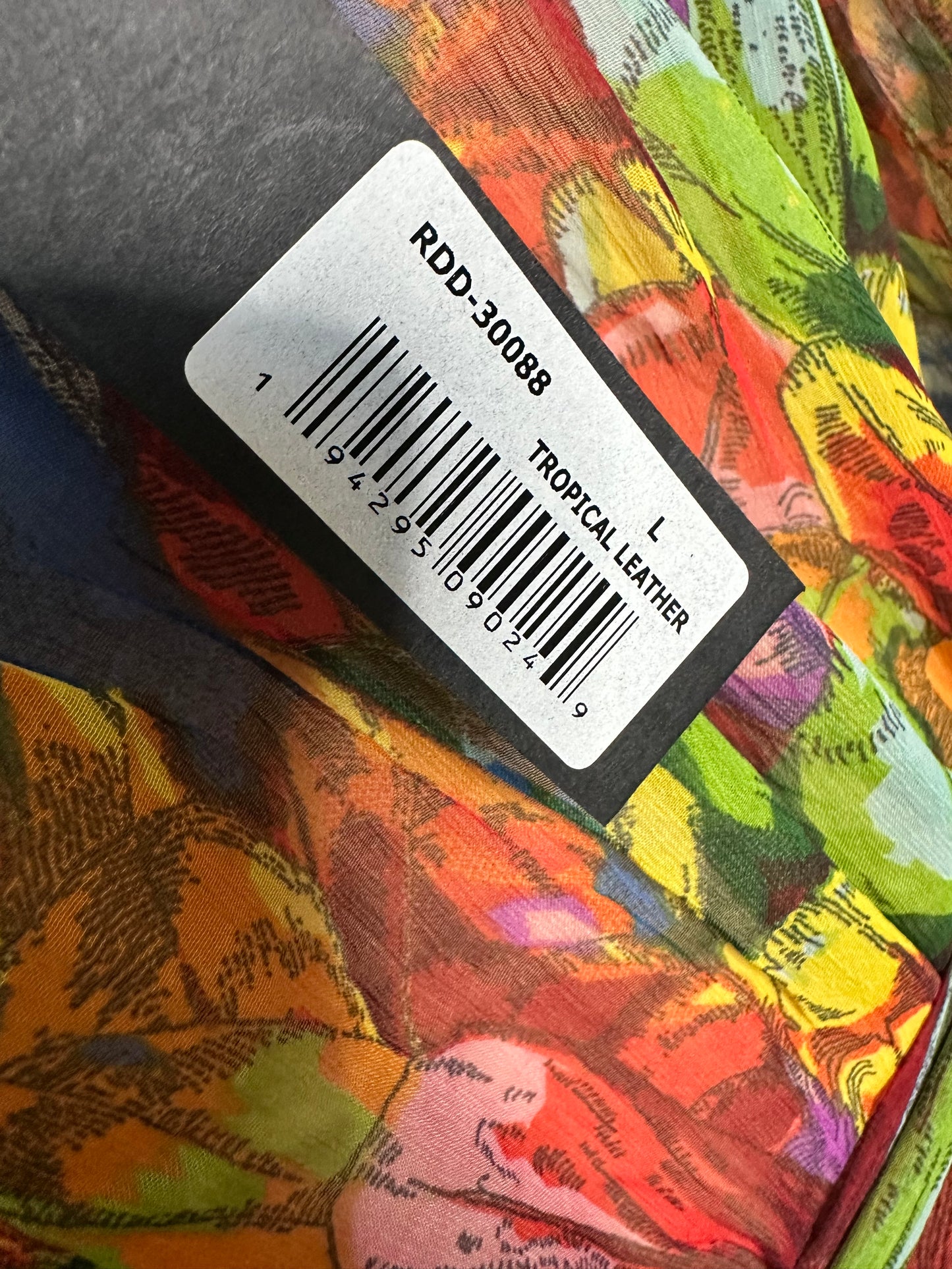 NWT Spy zone Multicolor Chiffon Maxi sz L