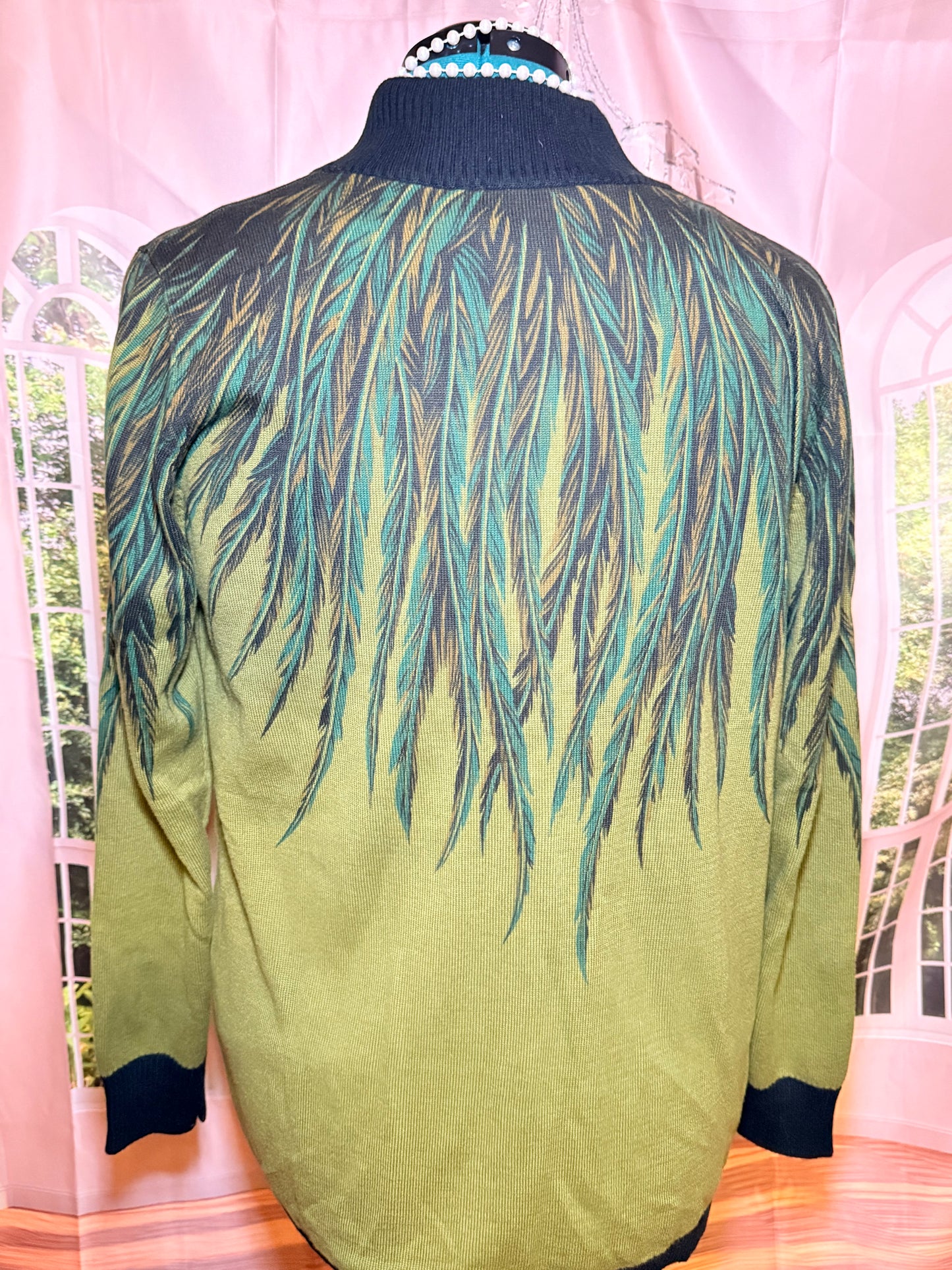 Vintage Bob Mackie Art Sweater Sz M NWT