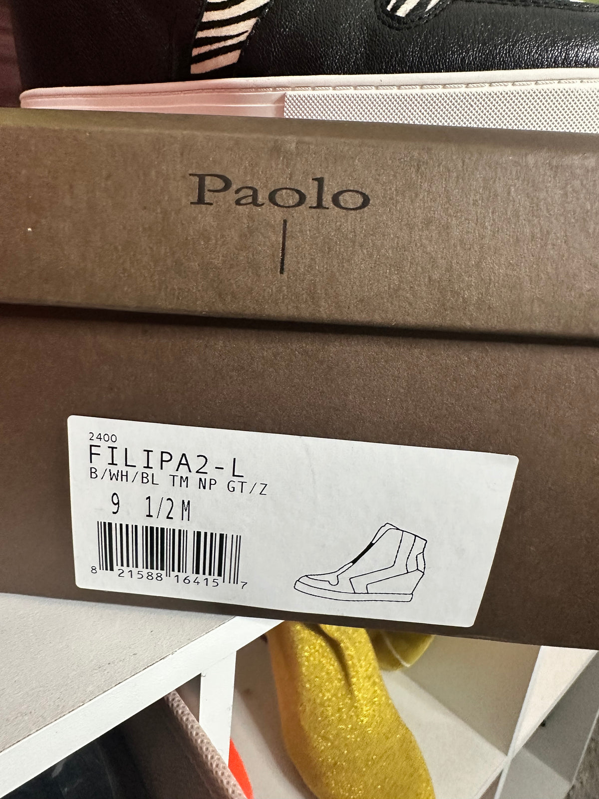 Linea Paolo Calf Hair Wedge Sneakers