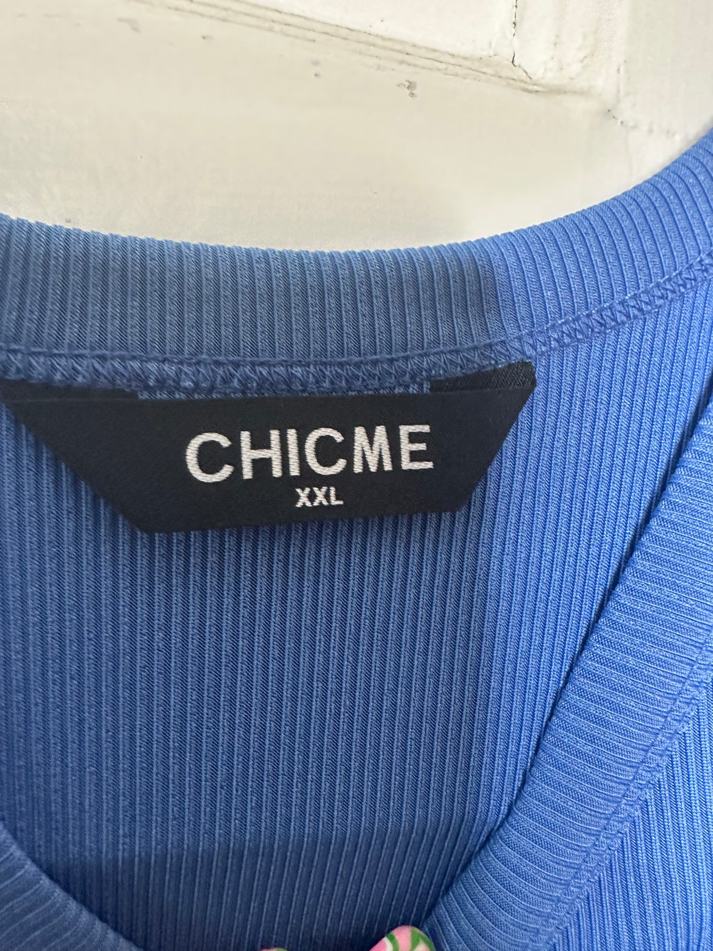 Chicme blue tank dress sz XXL