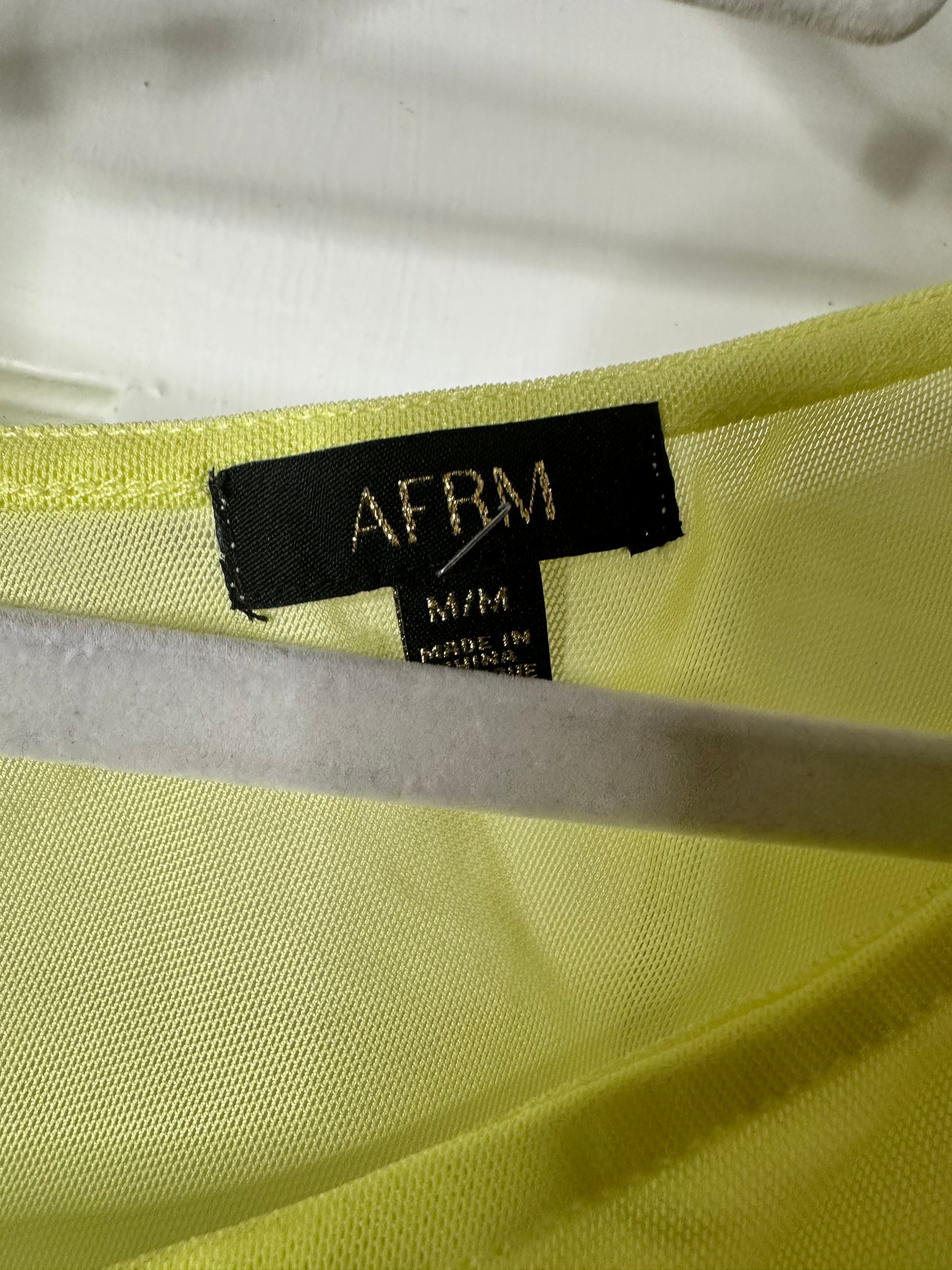 AFRM One Shoulder Maxi dress sz M