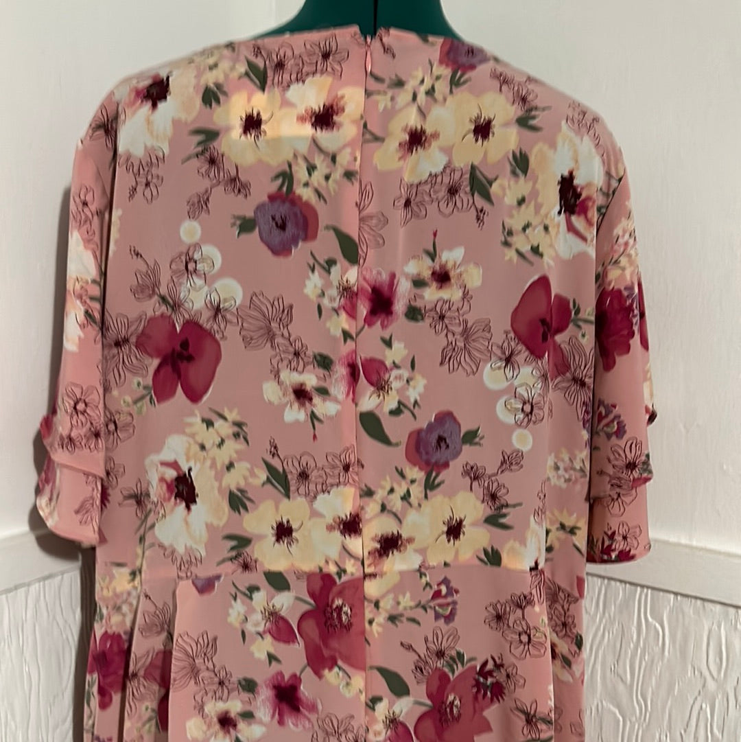 927 Ava VIV floral dress Sz 4X