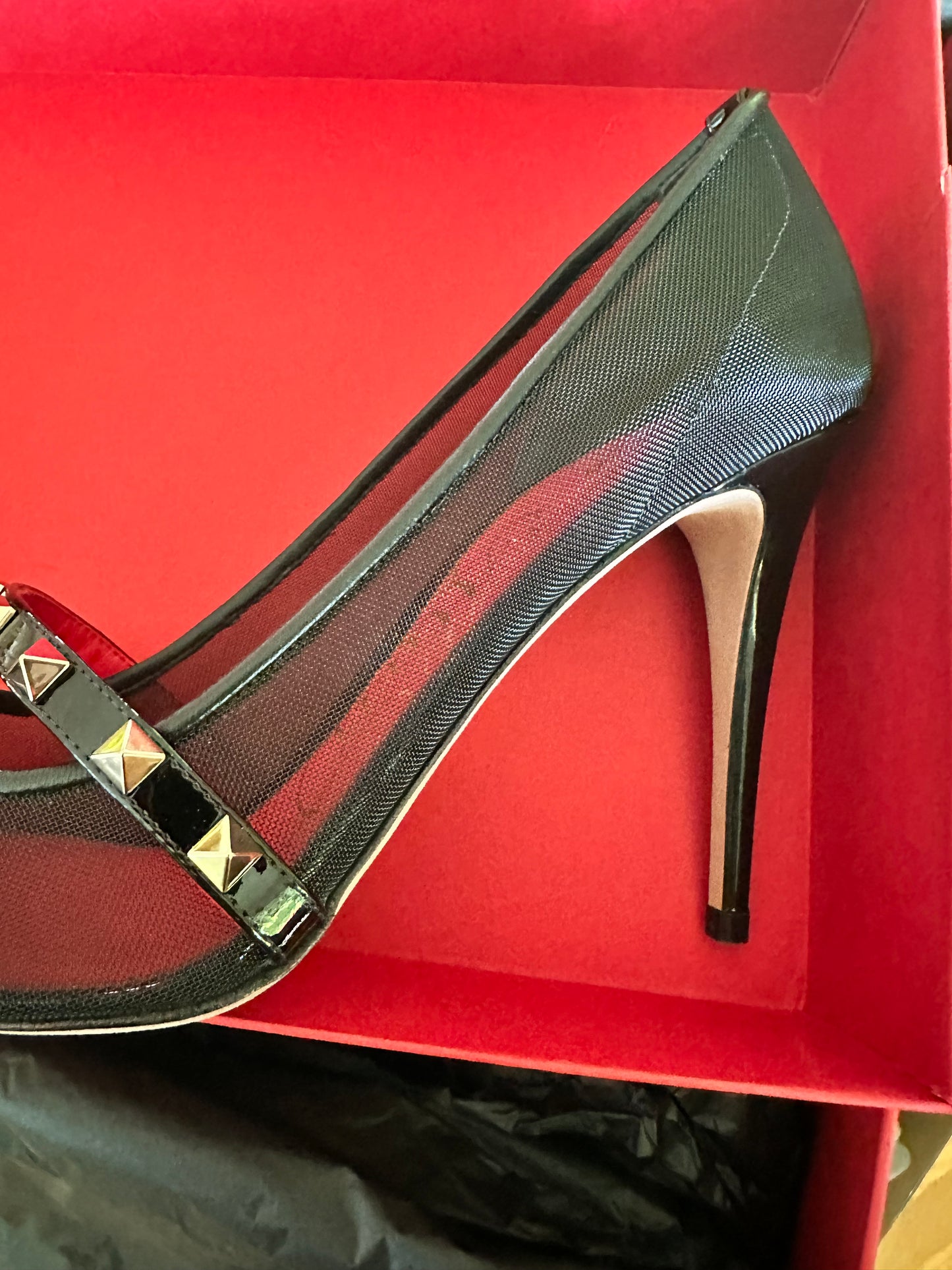 NIB Valentino Garavani Rockstud Alcove 100mm Pump sz 42