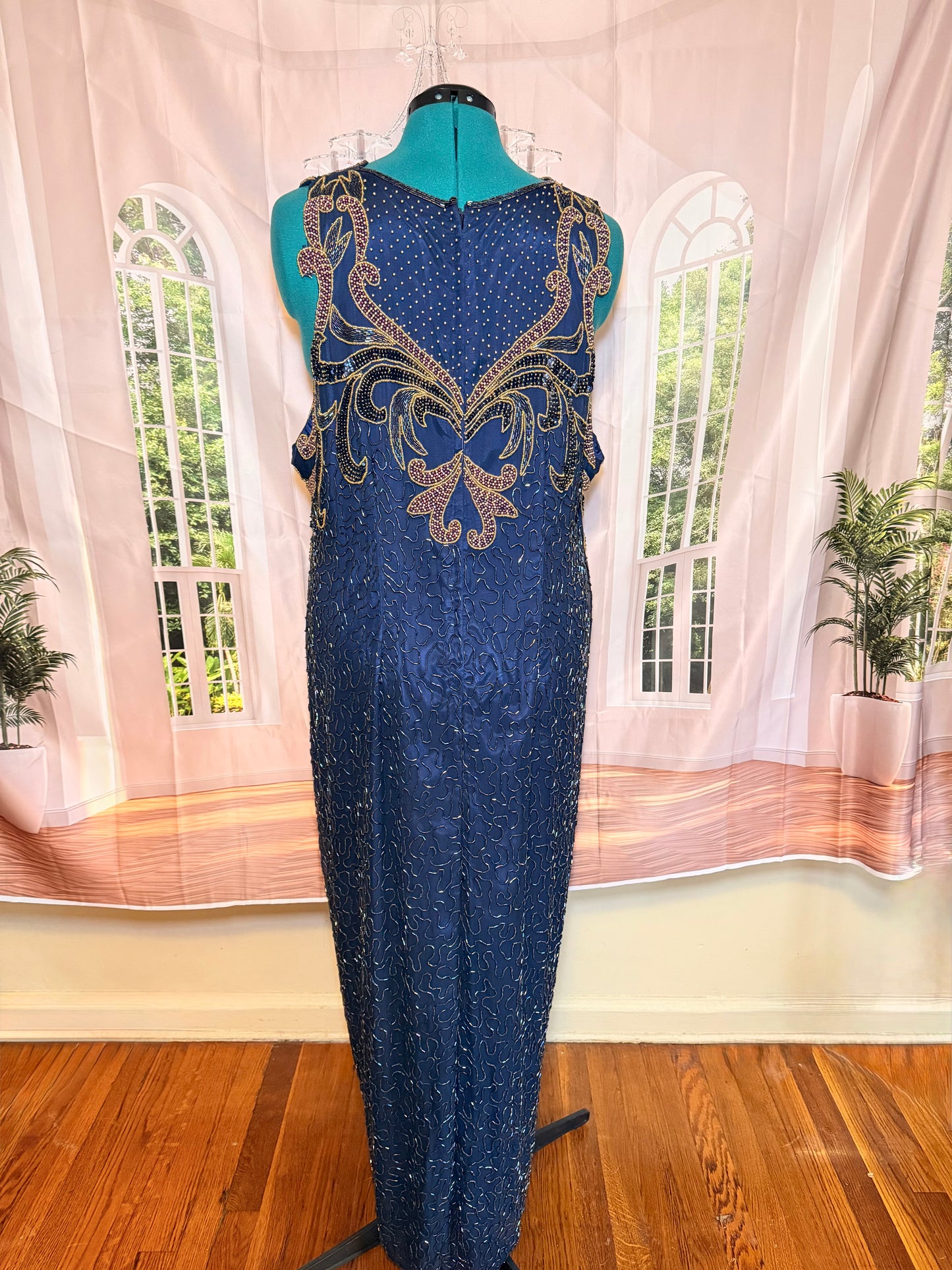 Gagni sequin 2pc grown Sz 3X NWT w/jacket