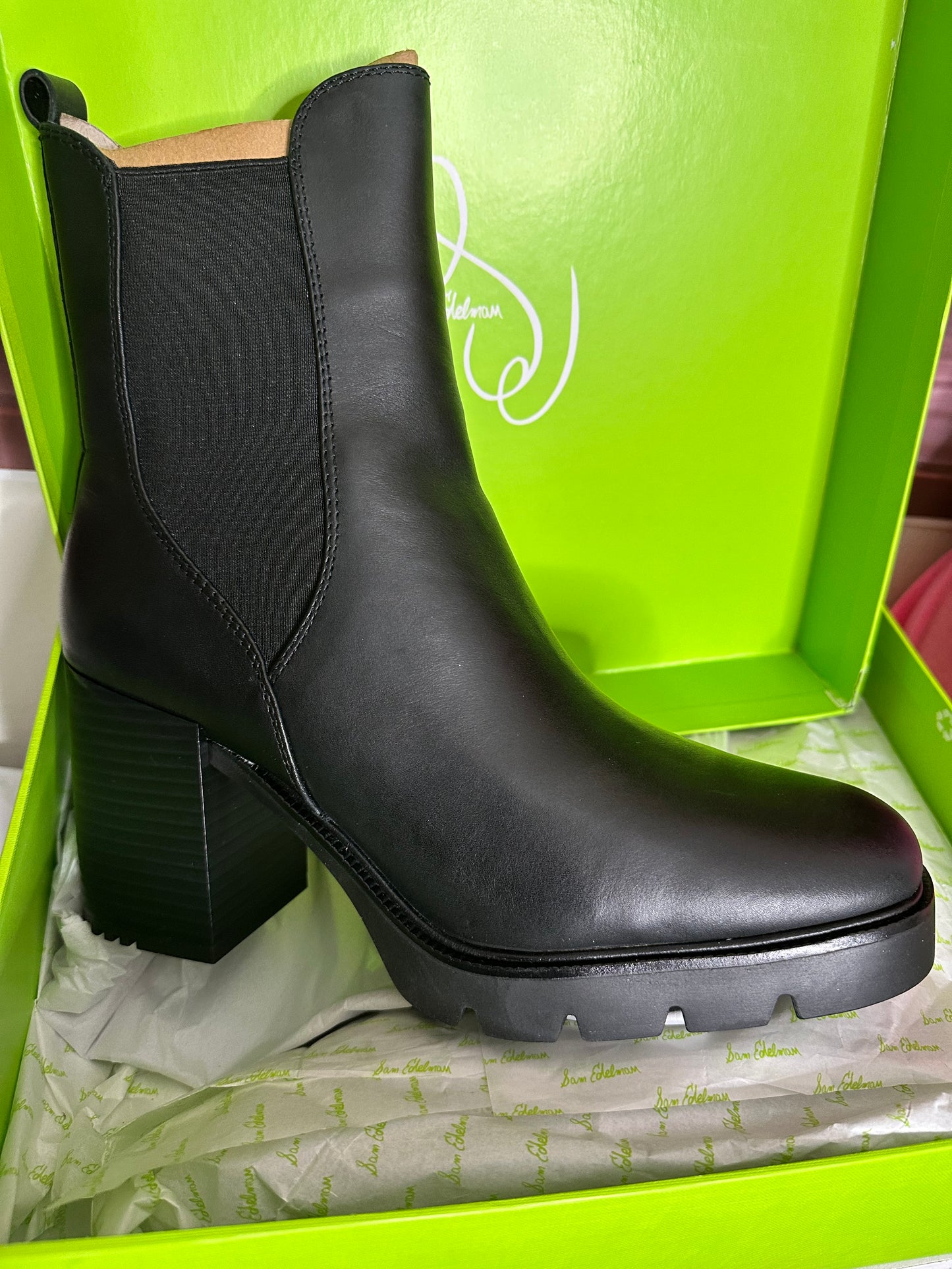 Sam Edelman NIB Leather ankle boot sz 11