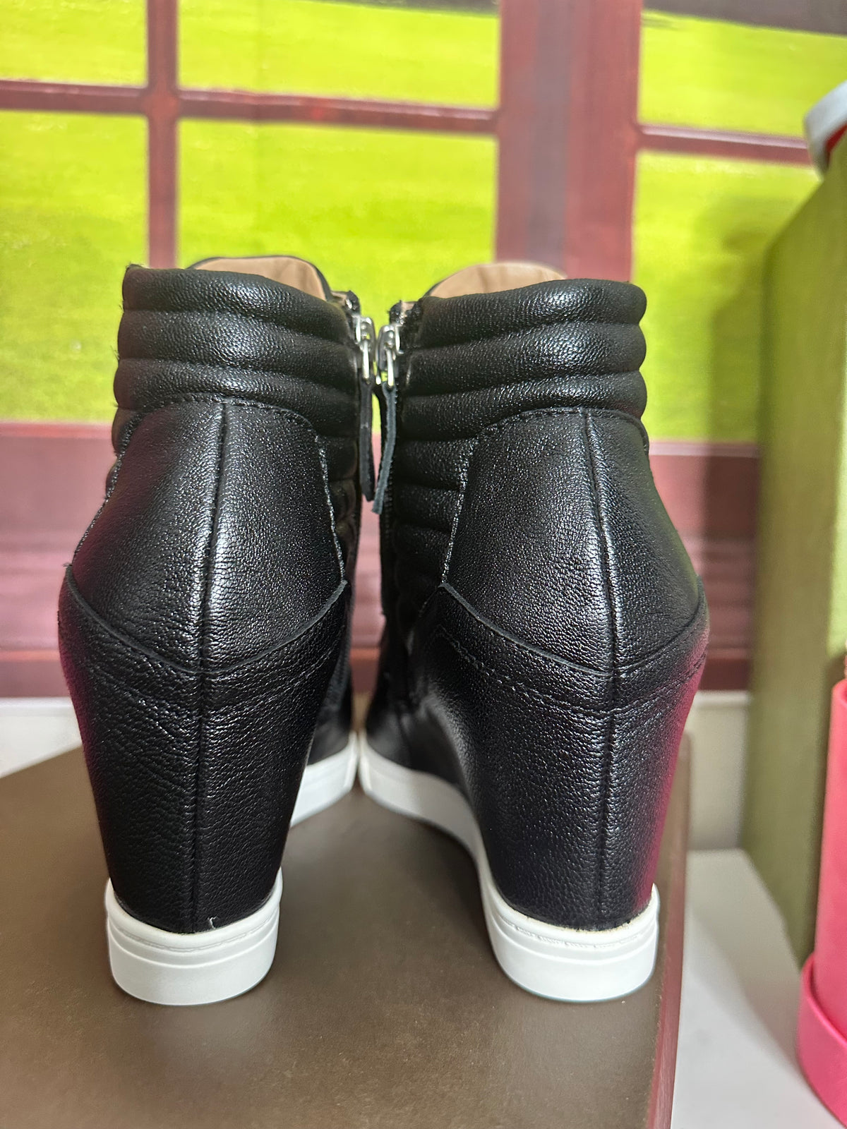 Linea Paolo Calf Hair Wedge Sneakers