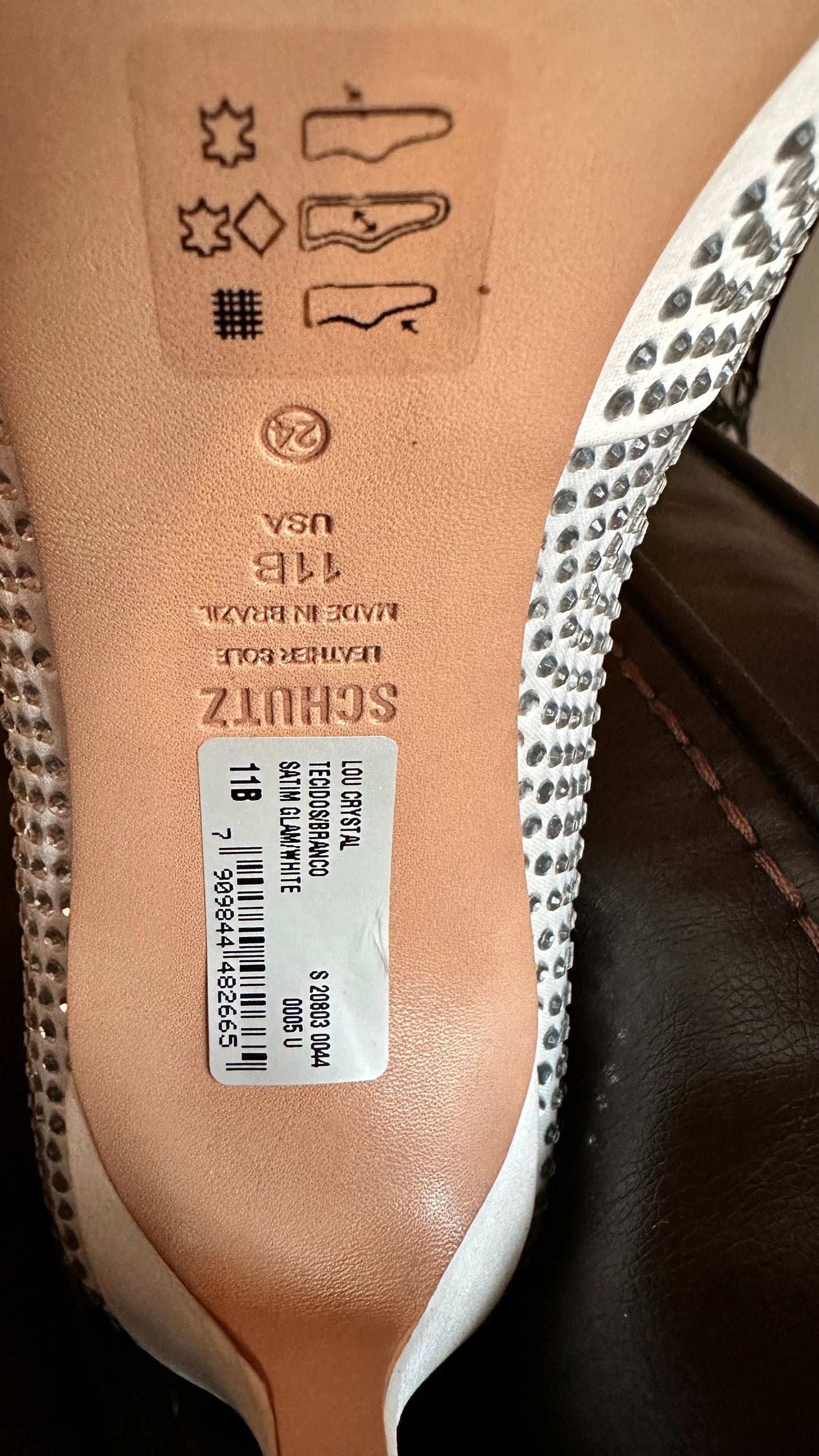 Schutz Lou Crystal Pump sz 11 NIB
