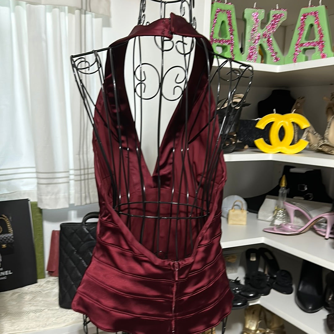 83 Adrianna Papell halter top Sz 12
