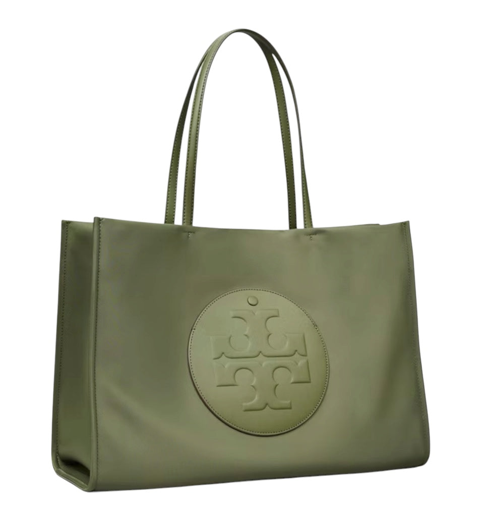 Tory Burch Olive Green Large Tote Bag