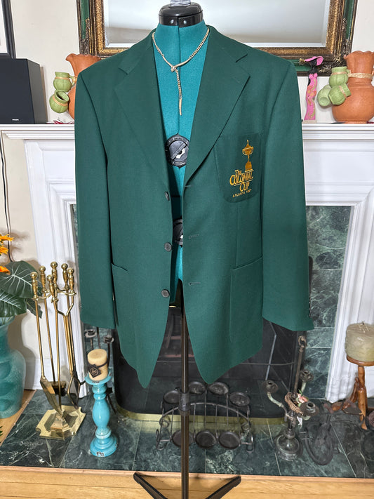 829- Green Colonial Cup blazer pit 23” best fits 16/18