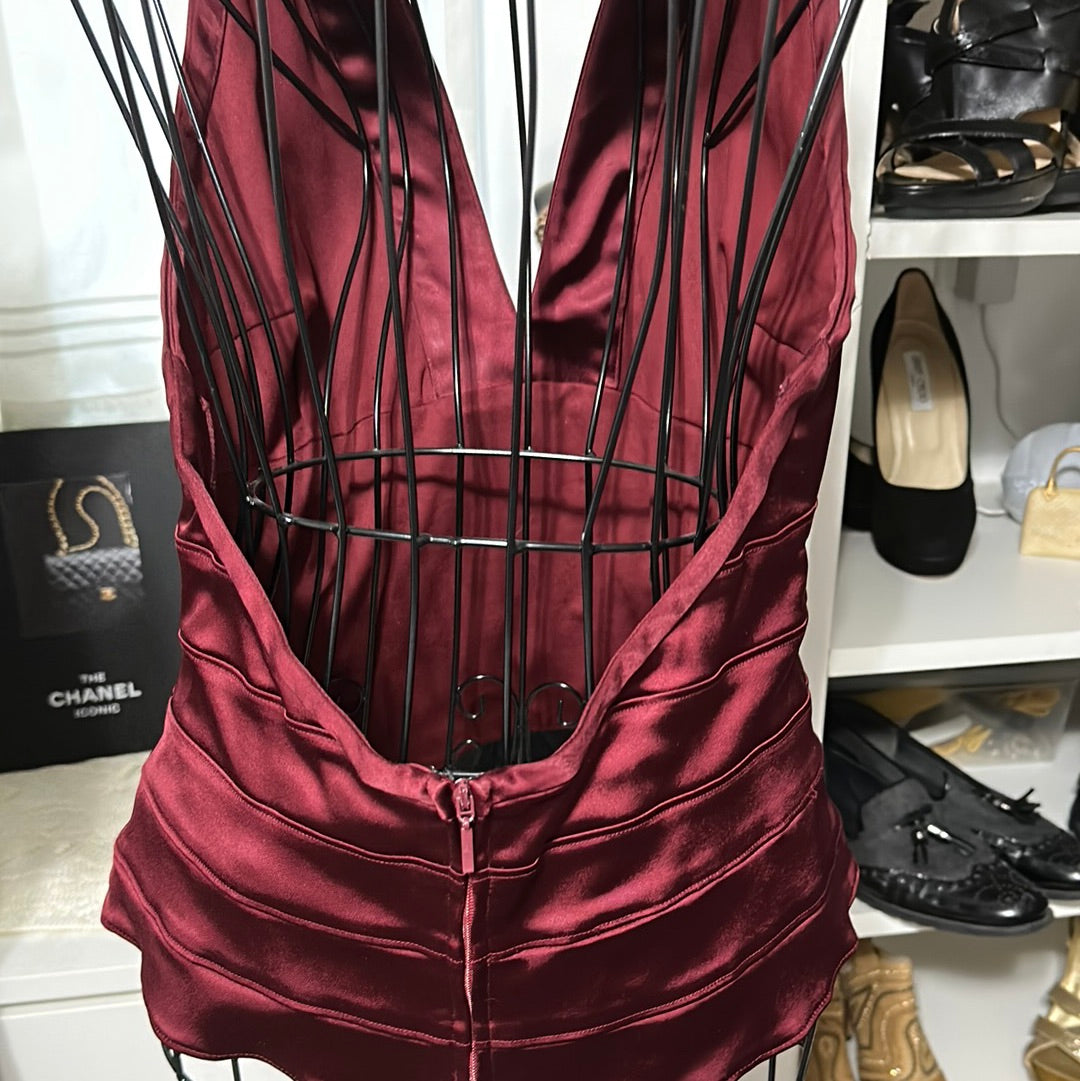 83 Adrianna Papell halter top Sz 12