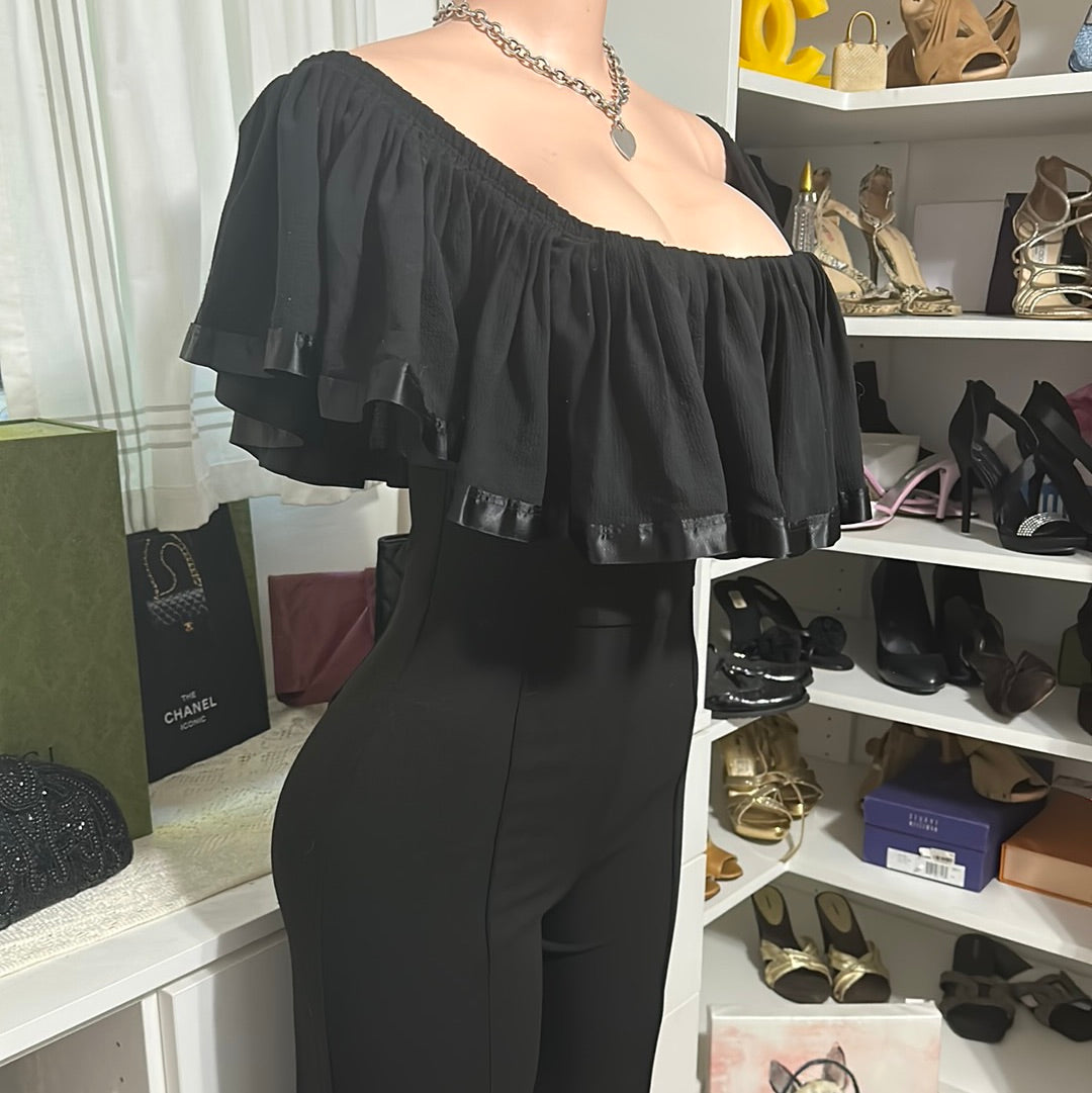 Fashion Nova black jumper Sz 6/8