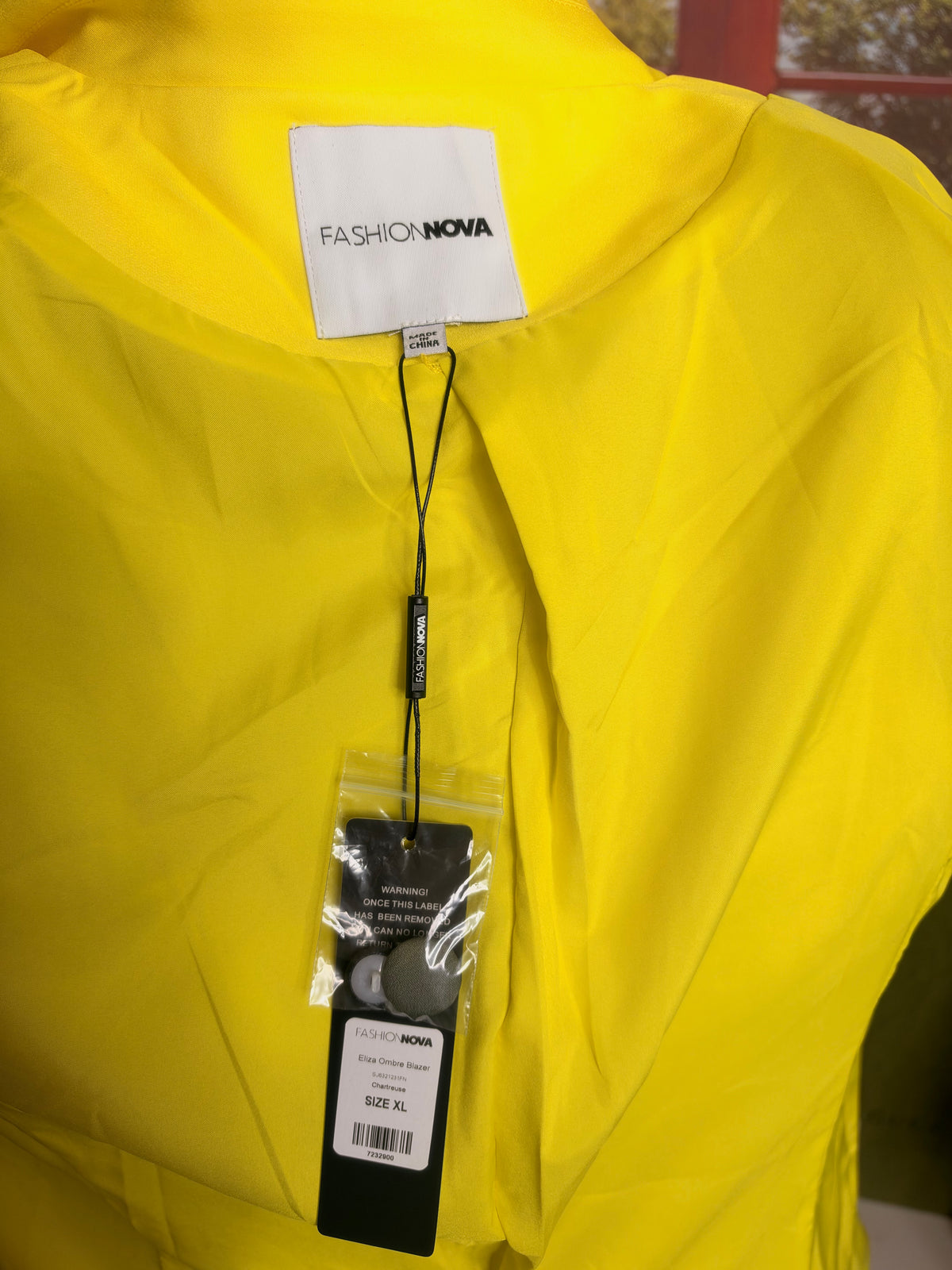Fashion nova Ombré Blazer sz XL NWT