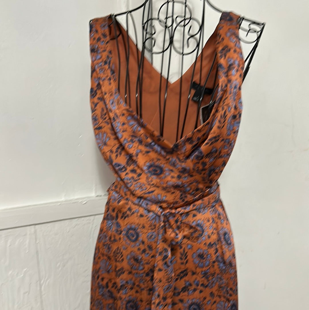 Club Monaco orange print dress
