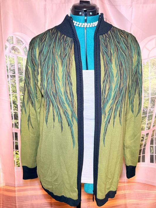 Vintage Bob Mackie Art Sweater Sz M NWT