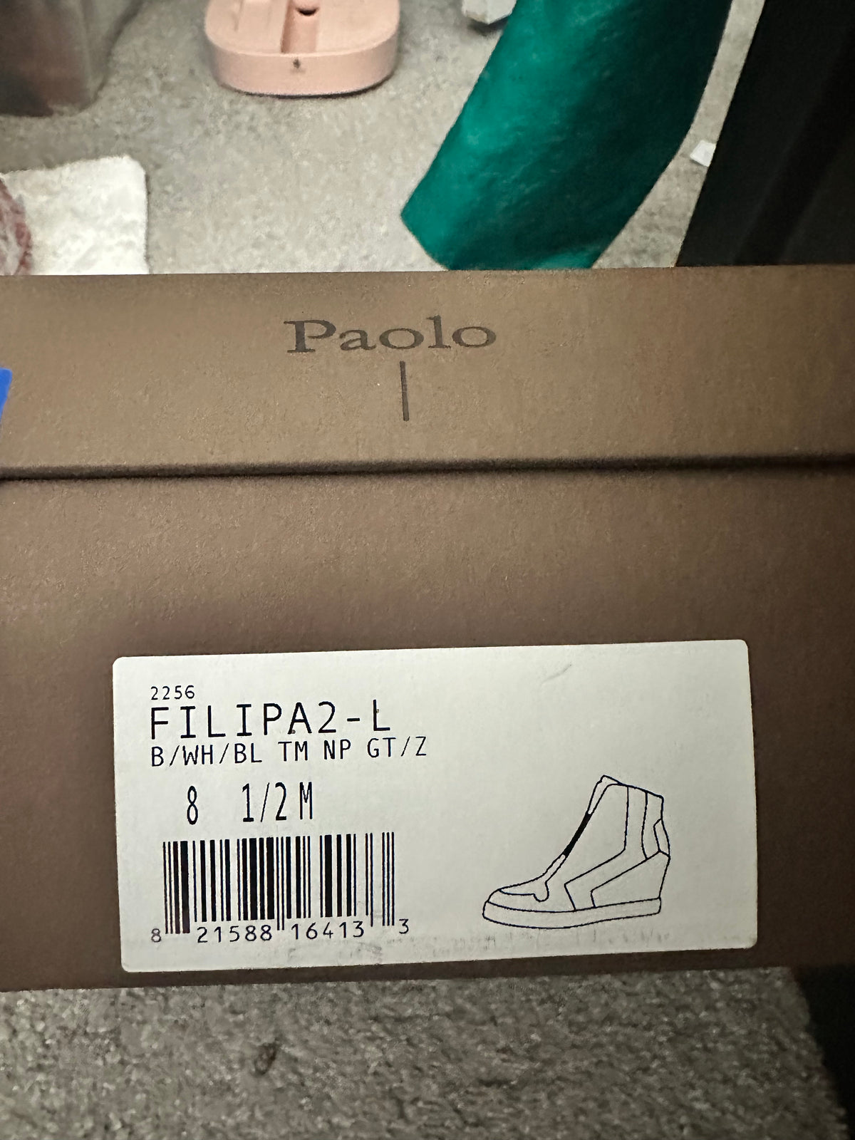 Linea Paolo Calf Hair Wedge Sneakers