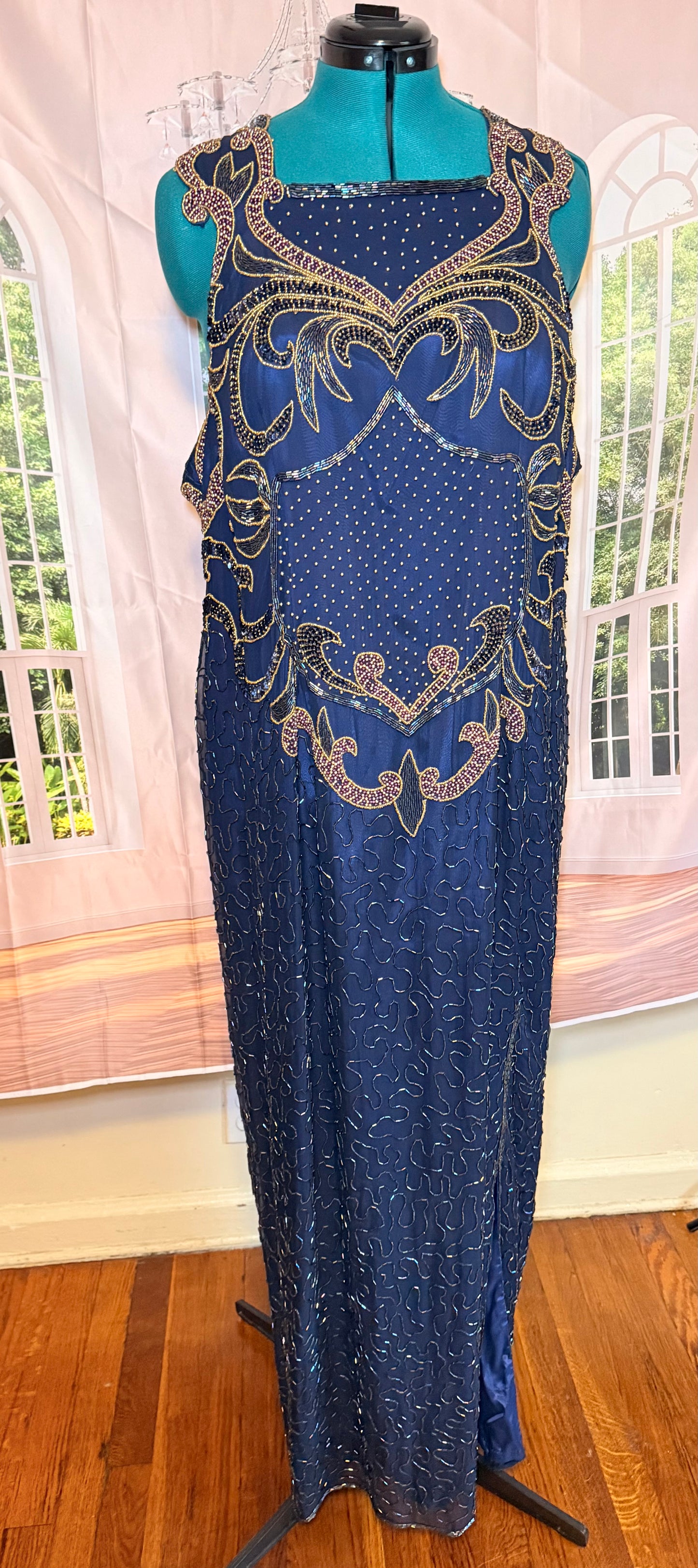 Gagni sequin 2pc grown Sz 3X NWT w/jacket