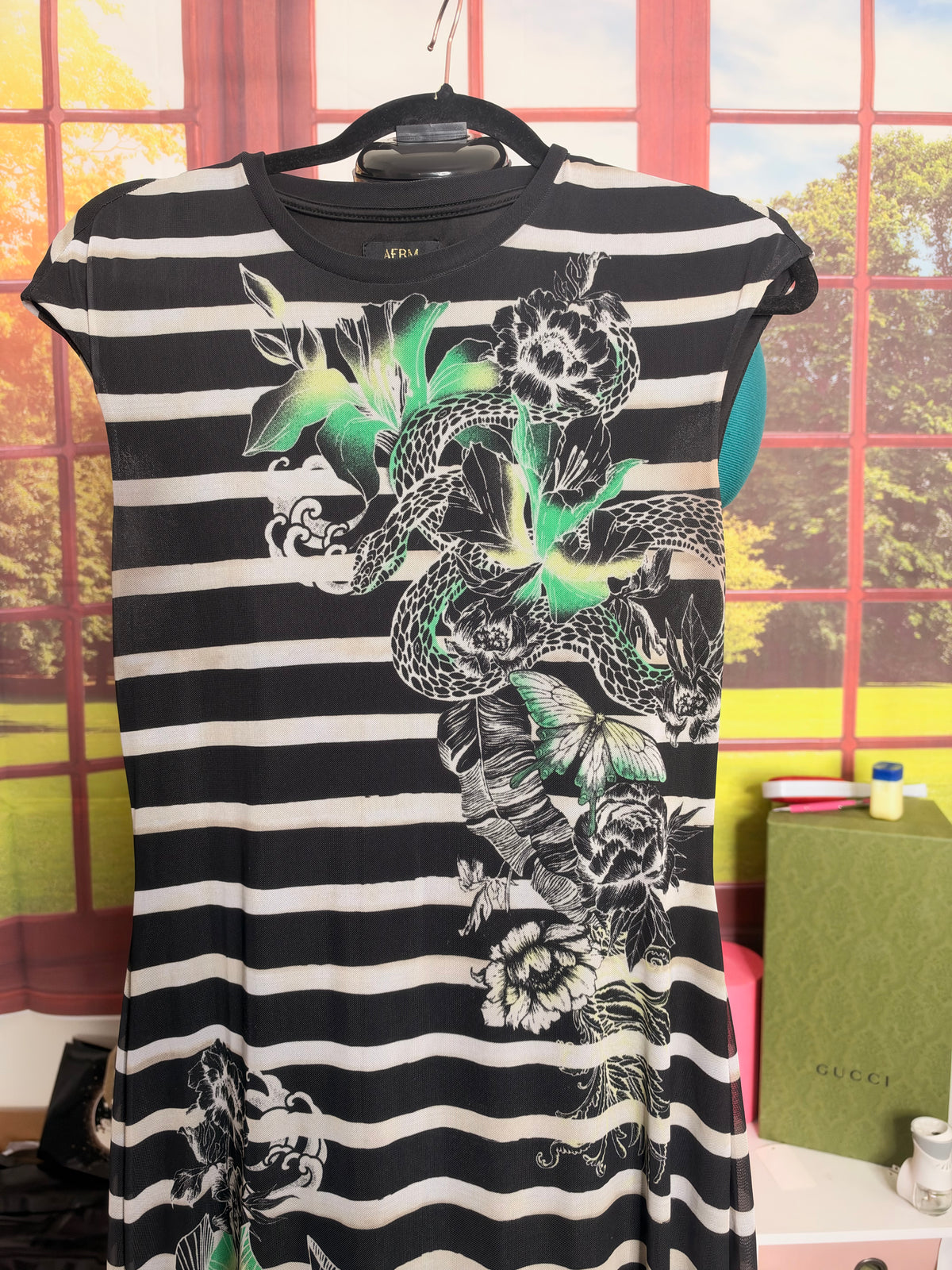 AFRM maxi dress sz L