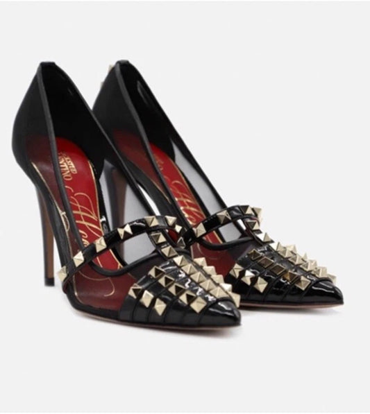 NIB Valentino Garavani Rockstud Alcove 100mm Pump sz 42