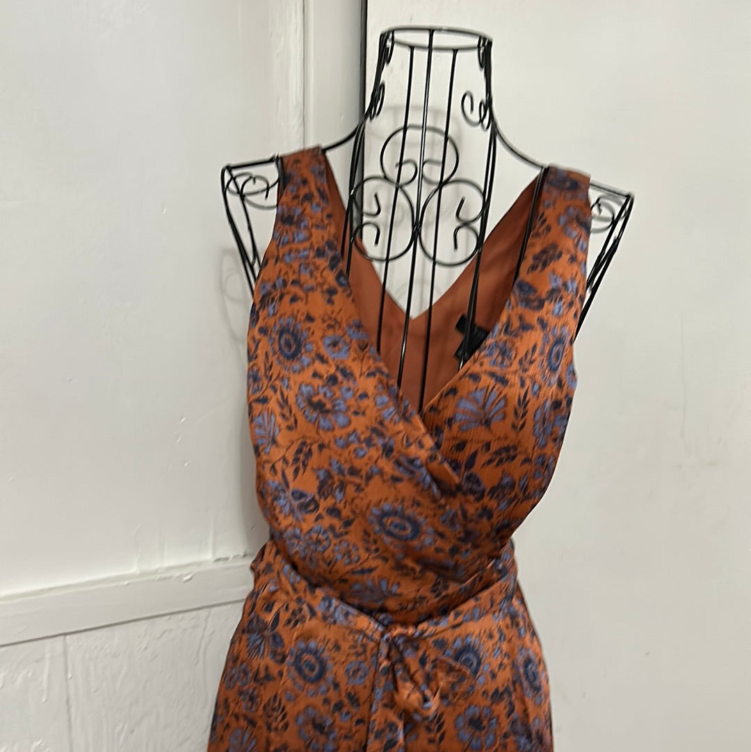 Club Monaco orange print dress