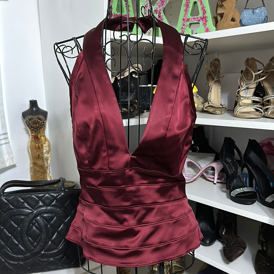 83 Adrianna Papell halter top Sz 12