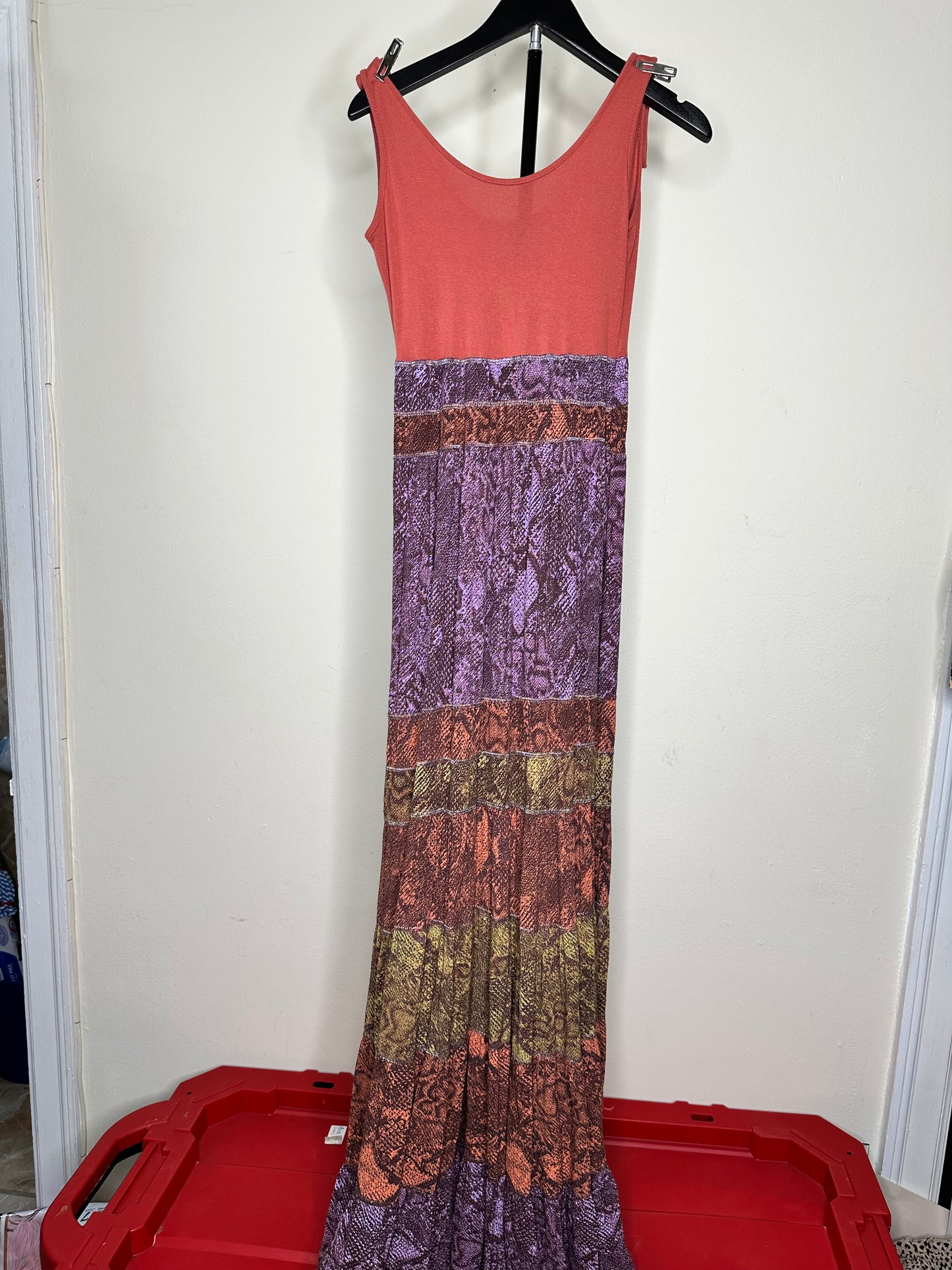 Anthropologie Boho Maxi Dress Sz S