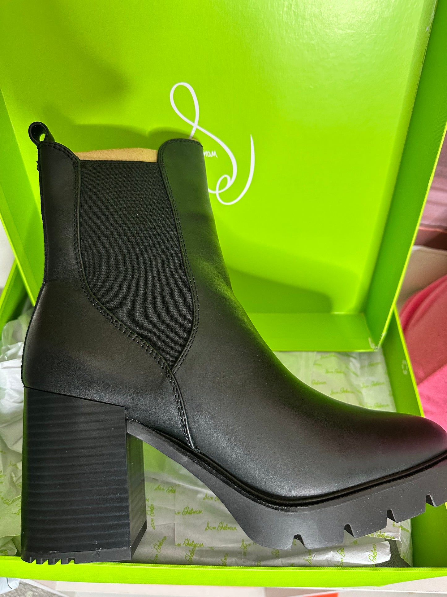 Sam Edelman NIB Leather ankle boot sz 11