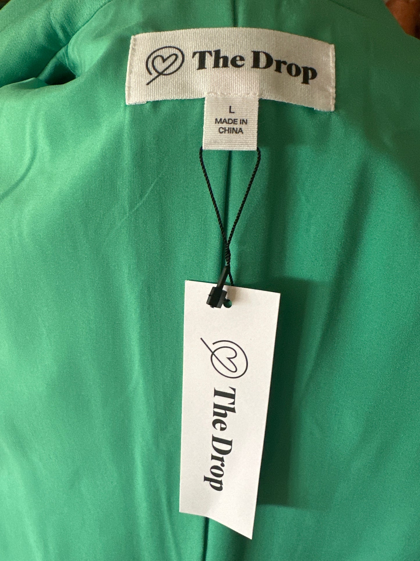 NWT The Drop Green Blazer Sz L