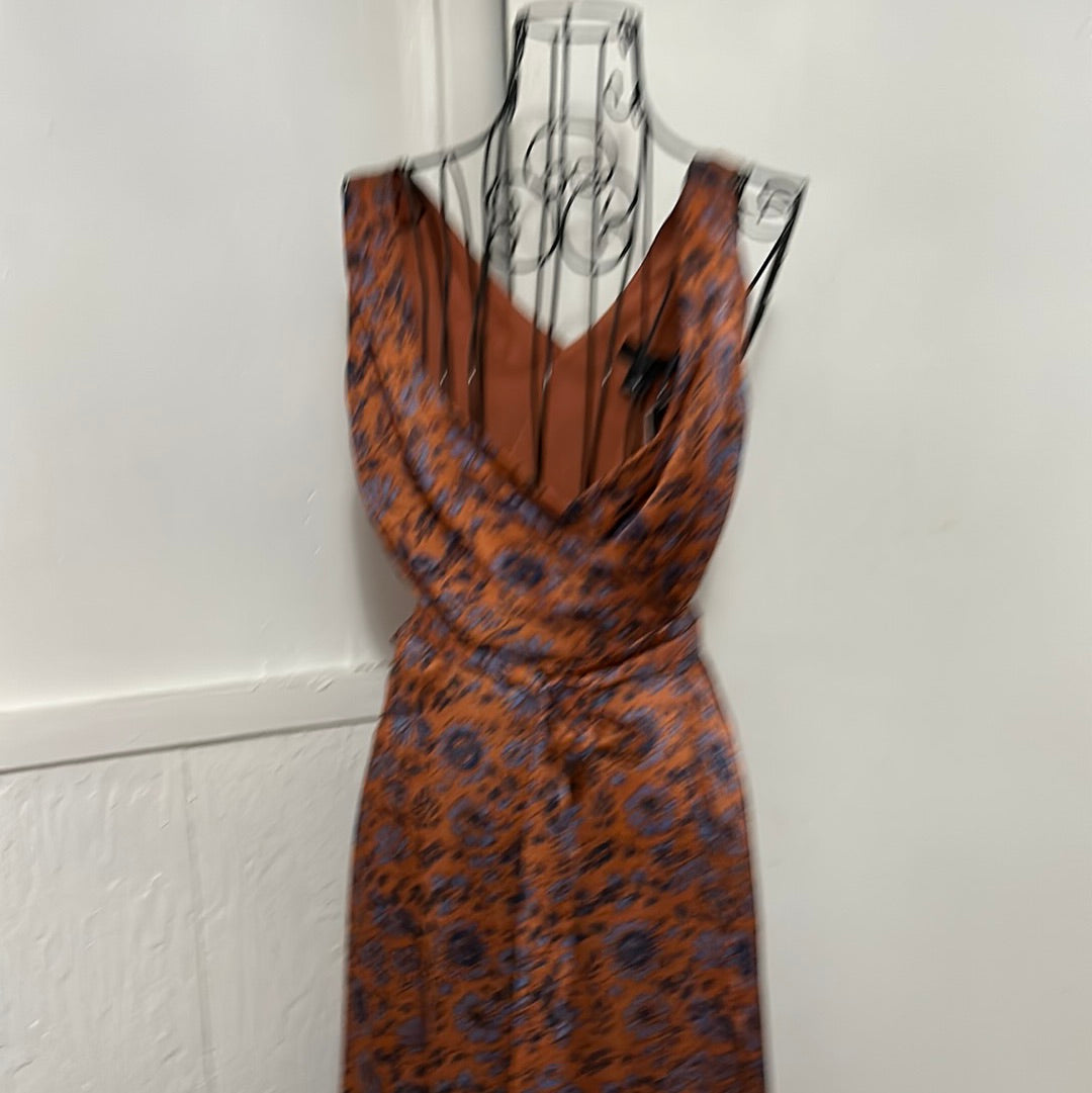 Club Monaco orange print dress