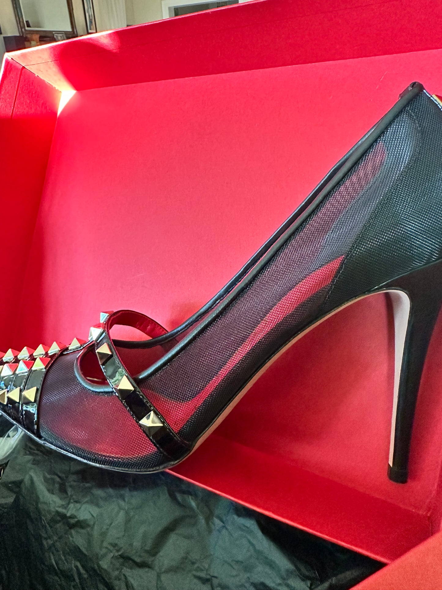 NIB Valentino Garavani Rockstud Alcove 100mm Pump sz 42
