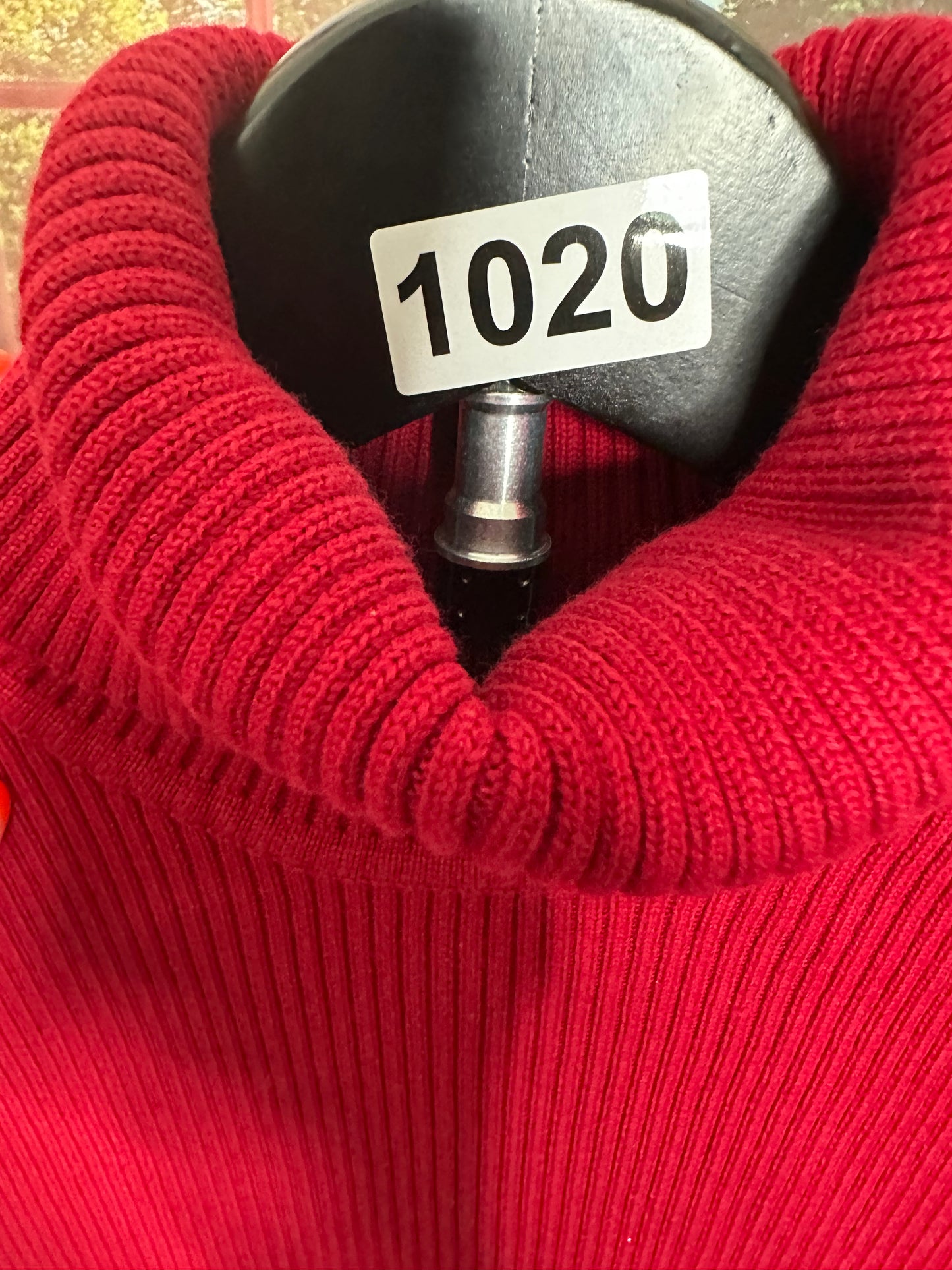 Lauren Ralph Lauren Cranberry Sleeveless Turtleneck Sz XL