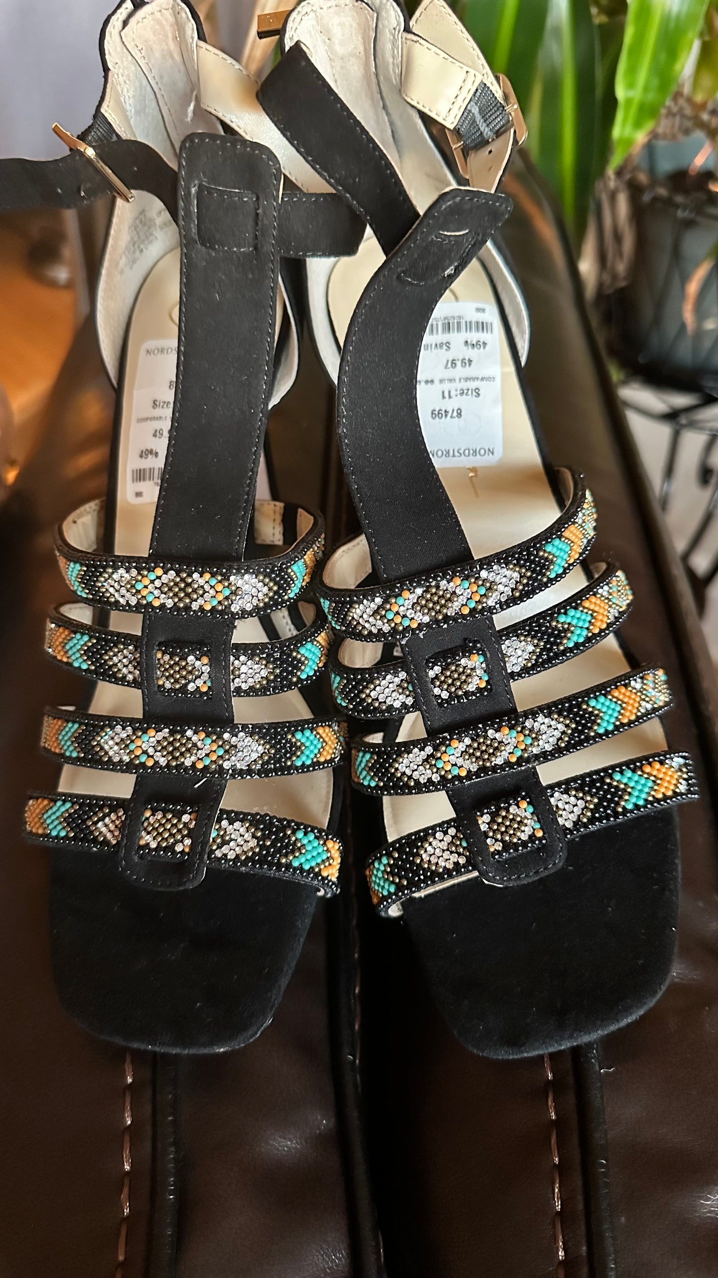 Jessica Simpson Oprina Stiletto Sandals sz 11