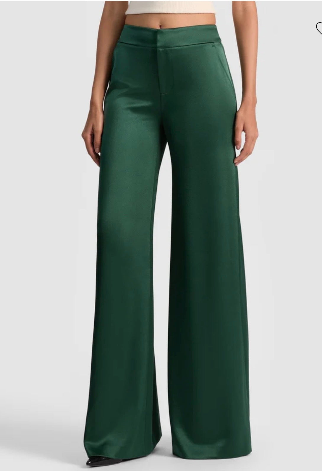 Alice and Olivia Green Pants Nessi Trouser Sz 10