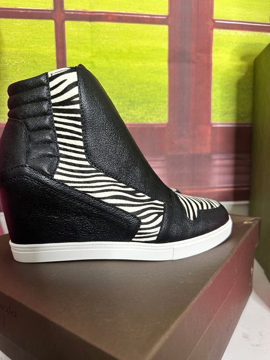 Linea Paolo Calf Hair Wedge Sneakers