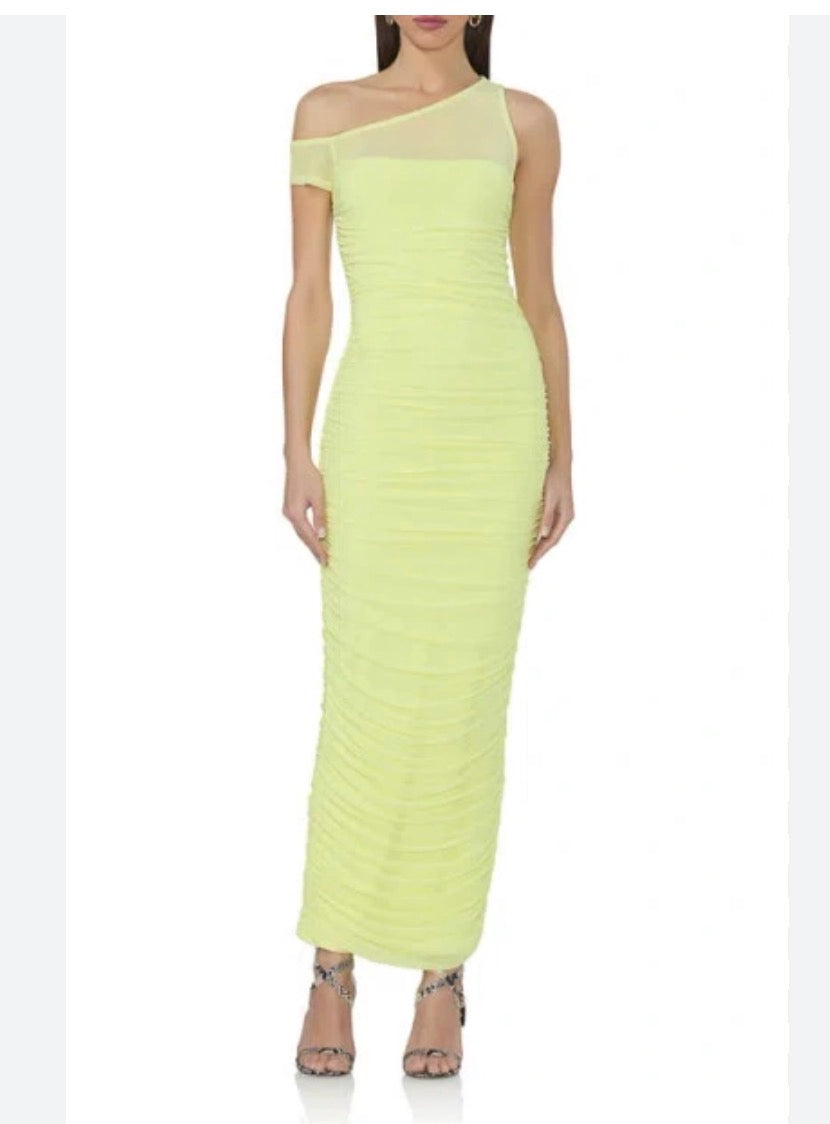 AFRM One Shoulder Maxi dress sz M