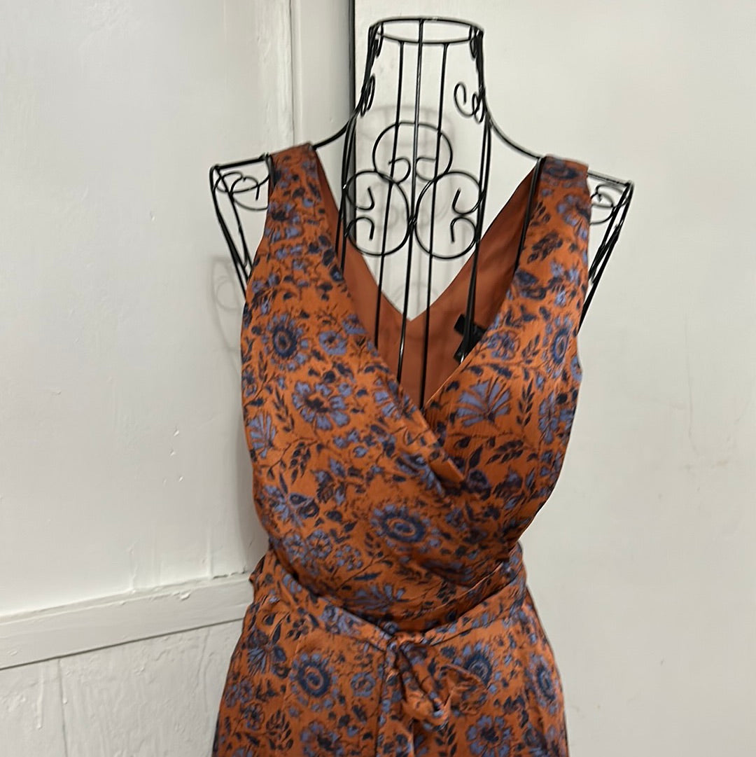 Club Monaco orange print dress