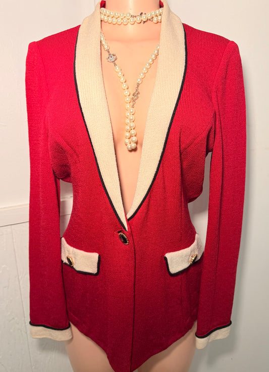 St. John Red Blazer