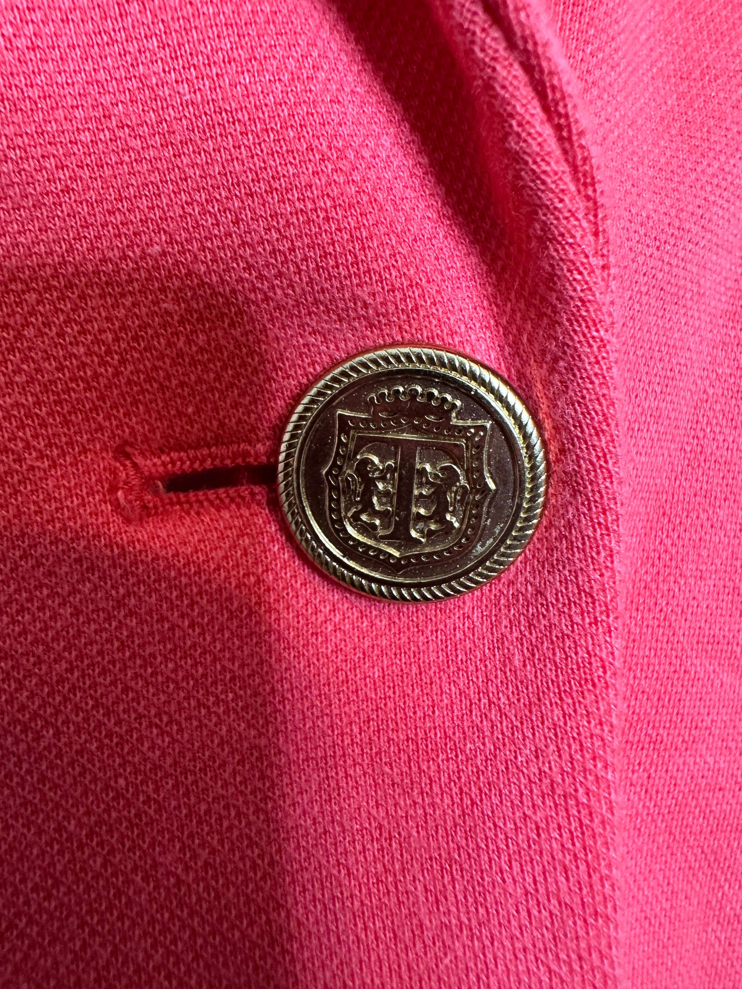 Talbot single button coral blazer size 8P