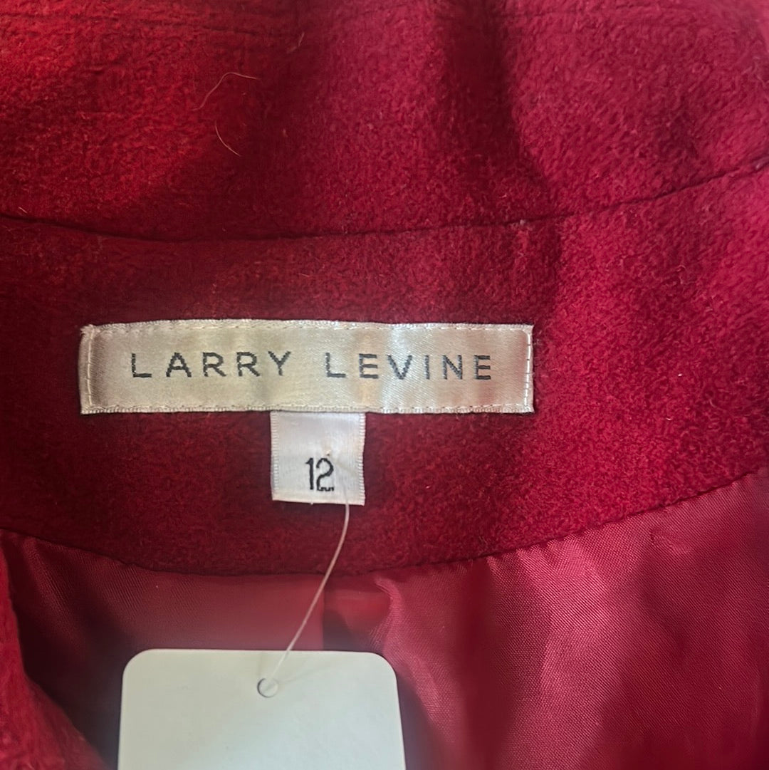 Red car coat sz 12
