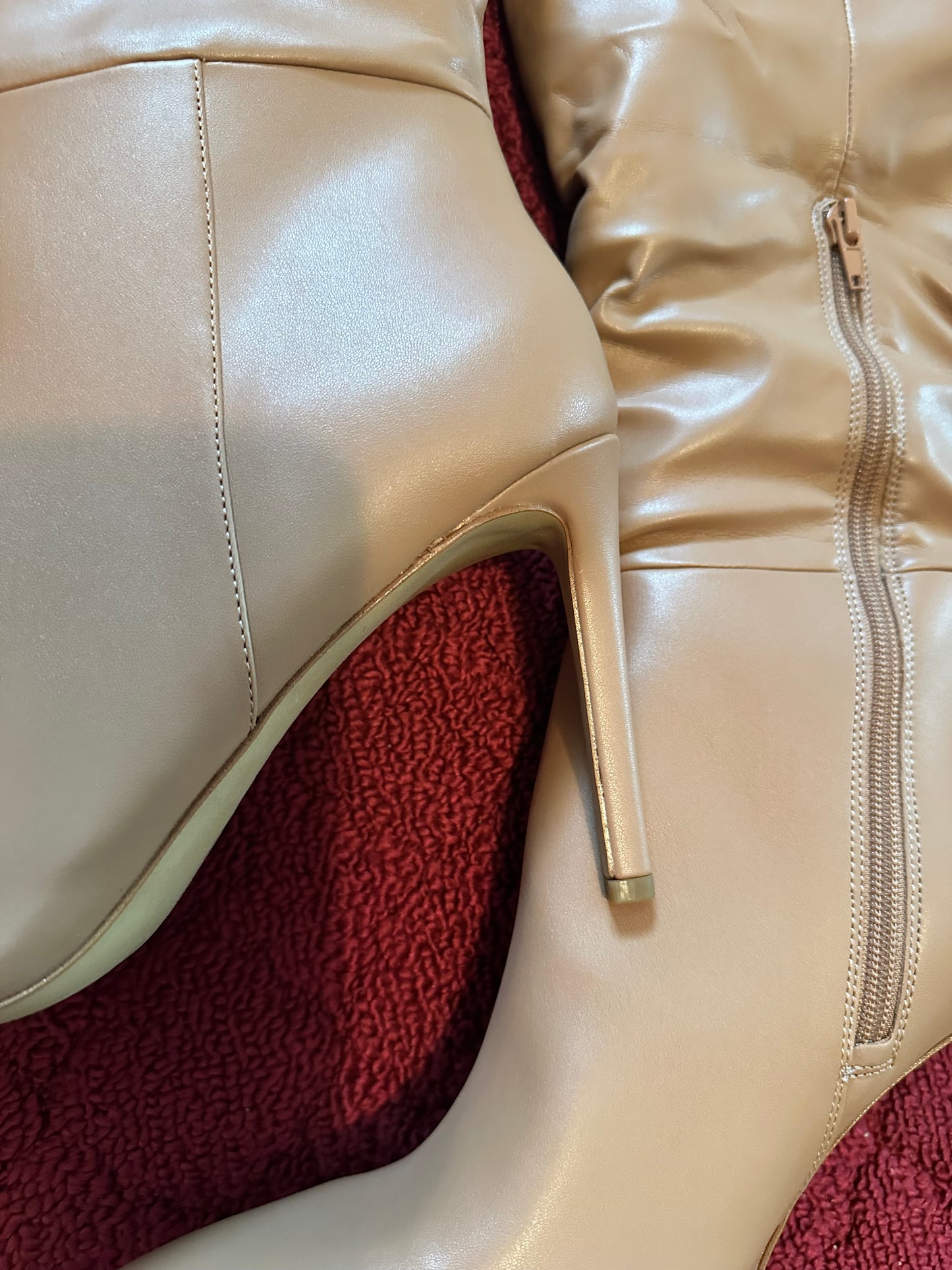 INC Cream Over Knee Boot sz 12