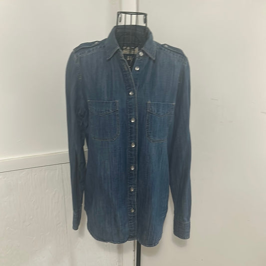 Express Boyfriend Jean shirt Sz S