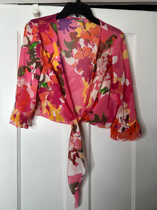 Floral Shawl sz S/M