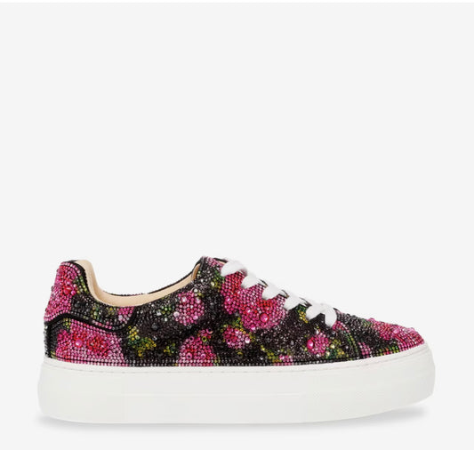 Betsey Johnson Suton Highwall Bling platform Sneakers Sz 11 NWB