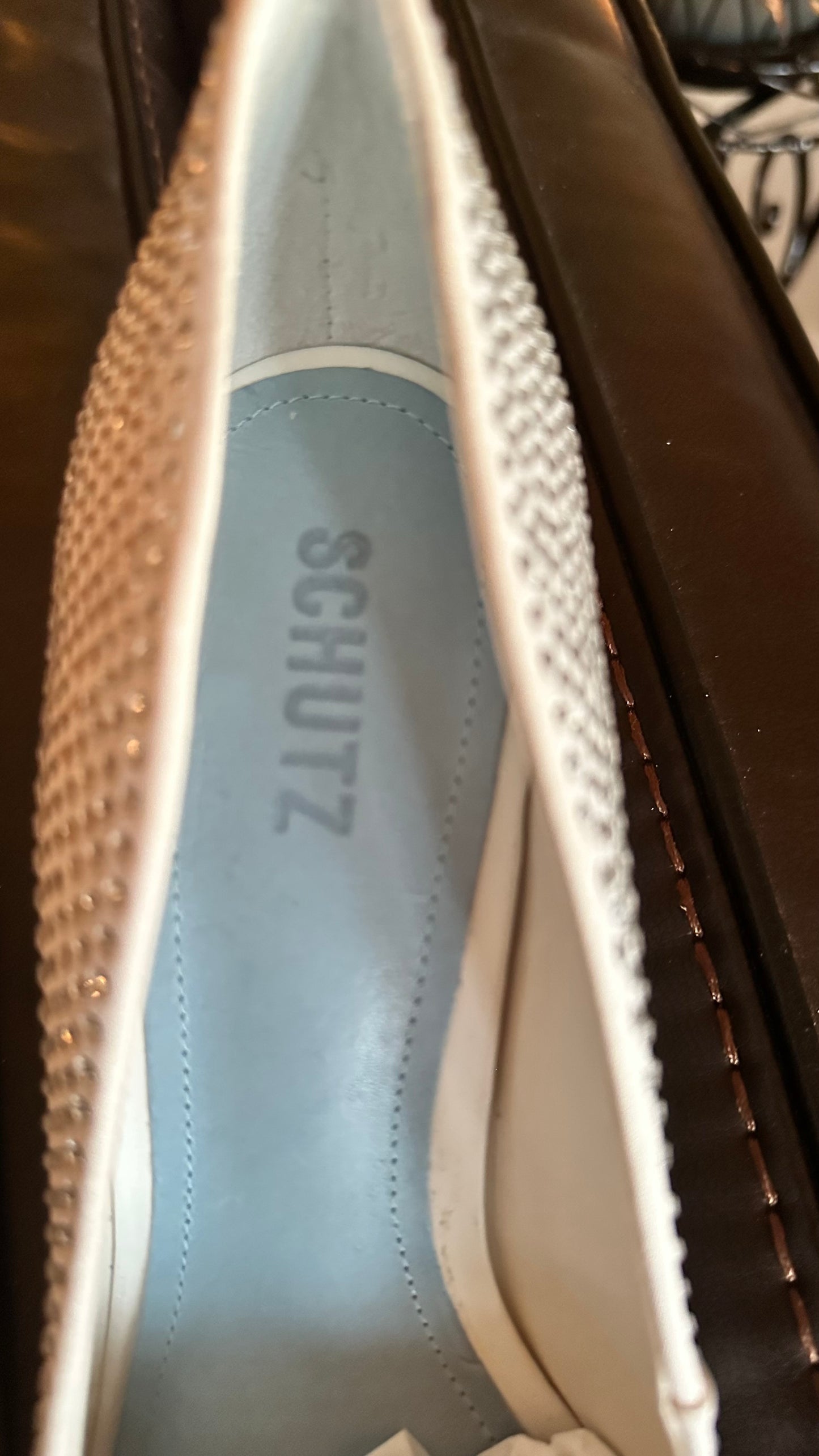 Schutz Lou Crystal Pump sz 11 NIB