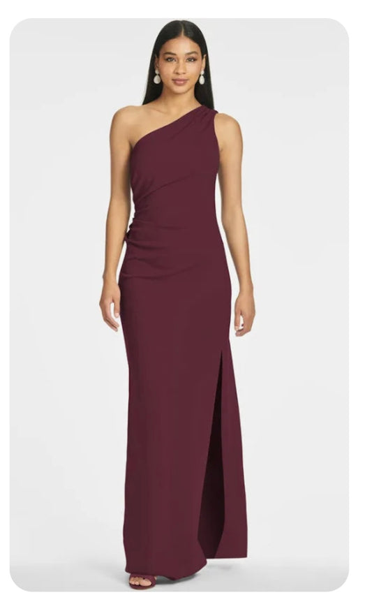 Sachin + Babi Deep Wine CeCe Gown sz 12