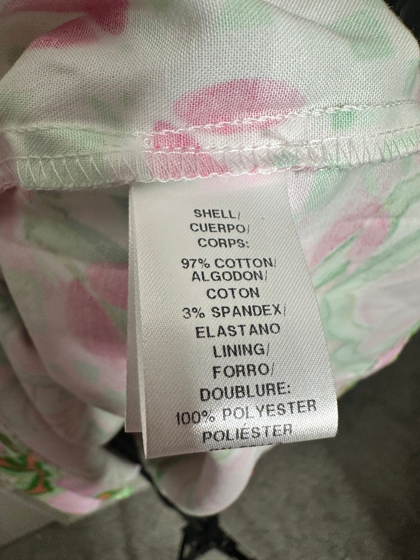 NWT London Times Pink and Green Print sheath dress sz 12