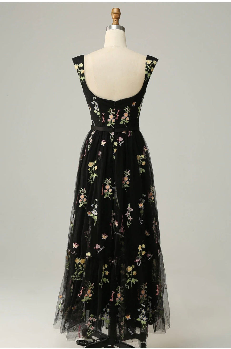 Kapaka Black A-line Tulle Dress Size 8/10