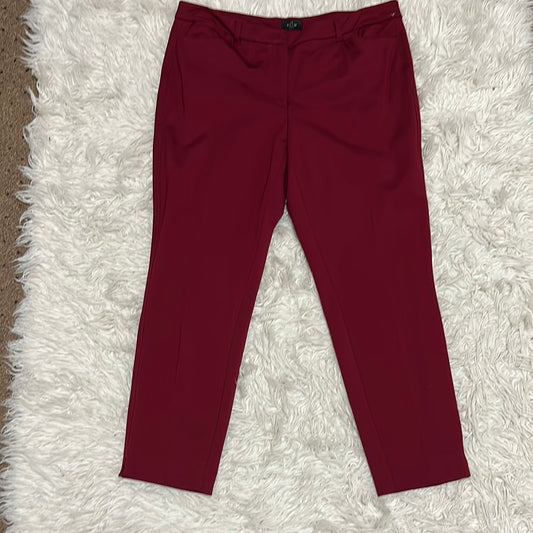 WHBM wine pants 16L