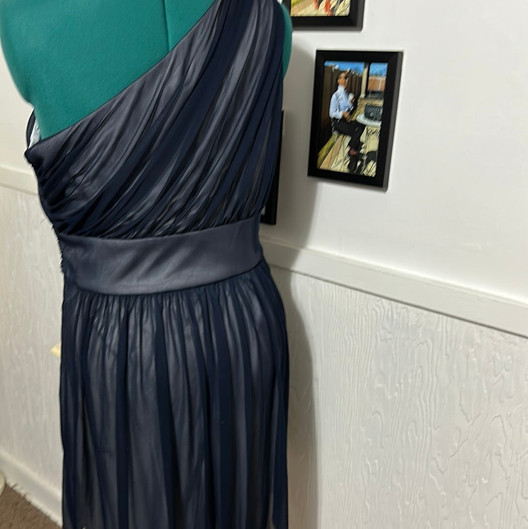 Blu off shoulder dress Sz 16